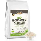 Bio Flohsamenschalen 95% 1 kg ballaststoffreich rein organic Psyllium sättigend