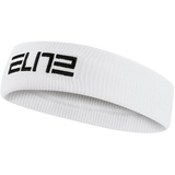 Nike Unisex – Erwachsene Elite Stirnband, White/Black, OneSize