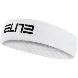 Nike Unisex – Erwachsene Elite Stirnband, White/Black, OneSize