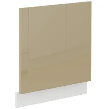 Küchen-Preisbombe Frontblende Geschirrspüler 60 cm Cappuccino Hochglanz