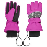 Playshoes Finger-Handschuh Schneeflocken Rot 4