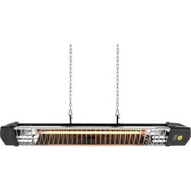 Mo-El Iris RC Infrarotstrahler 1,8 kW grau/silber