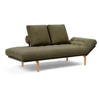 INNOVATION LIVING Schlafsofa Rollo Bow Cord Pine Green