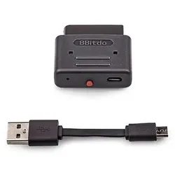 8BitDo Retro Receiver, SNES, Kompatibel mit PS3/PS4/Wii Controller, Bluetooth, 5V 100mA