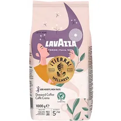 LAVAZZA Tierra Wellness Kaffeebohnen, Arabica- und Robustabohnen mild, 1,0 kg