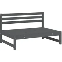 vidaXL Garten-Lounge-Set 2-tlg. grau Kiefer