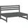 vidaXL Garten-Lounge-Set 2-tlg. grau Kiefer