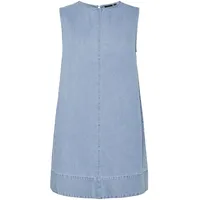 Pieces Jeanskleid Mini Blau XL
