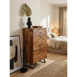 KADIMA DESIGN Highboard 80 x 120 x 41,5 cm Braun
