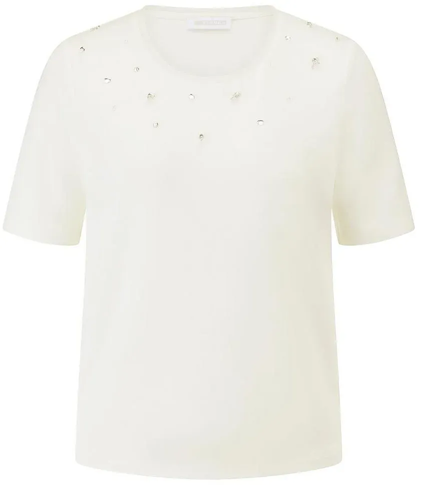 Rundhals-Shirt St. Emile weiss, 44