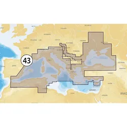 Navionics Gold XL9: 43XG Mittelmeer & Schwarzes Meer