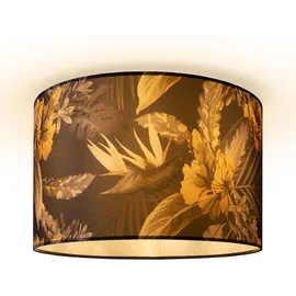 Paco Home Hugo Flower 1 E27 rund schwarz