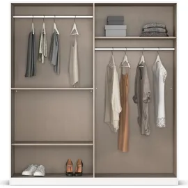 Rauch »Maika« mit Spiegel, 2 Schubladen, in verschiedenen Breiten, Höhen und Farben weiß