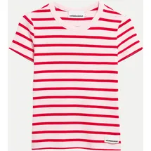 ARMEDANGELS T-Shirt KARDAA STRIPES Rot L