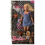 Barbie Fashionistas im blauen Kleid (FRY79)