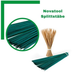 Novatool Rankhilfe 21581-Var, 100 St., Pflanzstäbe Rankhilfe Bambus grün