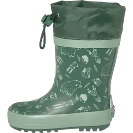Playshoes Gummistiefel Waldtiere - Grün - Gr. 20