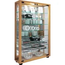 VCM Vitrine Lumo Mini Spiegel 59 x 18 x 91,3 cm Mehrfarbig