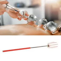 Feuer Schröpfstab, Vakuum Schröpfstab, 2PCS Feuer Schröpfen Stick Wiederverwendbare Sicher Edelstahl Schröpfen Zündung Stange für Schönheit Salon Massage Fuß Bad Shop