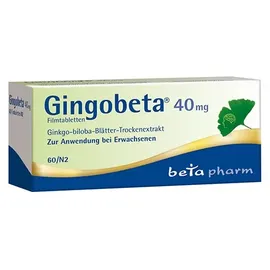betapharm Gingobeta 40 mg Filmtabletten
