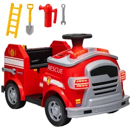 aiyaplay Kinder Elektroauto Feuerwehrauto rot (6v)