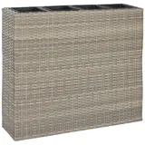 Blumentopf Home ESPRIT Polypropylen Rattan 95 x 26 x 80 cm
