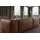 KAWOLA Sofa CELESTE 4-Sitzer Lederfaserstoff cognac
