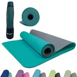 Donic Schildkröt Schildkröt Bicolor Yogamatte 4mm, PVC-frei, im Carrybag