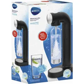 Brita SodaONE black + PET-Flasche + Zylinder