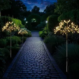 MARELIDA Gartenstecker Feuerwerk 80 cm schwarz