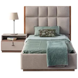 JV Möbel Nachttisch 2tlg Set 0 x 0 x 0 cm Beige/Grau