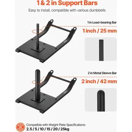 Vevor Gewichtsschlitten Kraftschlitten, Fitness-Krafttrainingsschlitten zur Verbesserung der Geschwindigkeit bei sportlichen Übungen, Fitnessgerät mit Gurt, kompatibel mit 25/51 mm Gewichtsscheiben
