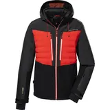 KILLTEC Ksw 56 Mn Jckt Skijacke Funktionsjacke mit abzippbarer Kapuze und Schneefang, Schwarz, XXL EU