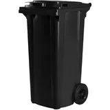 Hardwex Mülltonne 120 l Schwarz