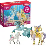 SCHLEICH BAYALA | BAYALA Starter Set 72178 | Set inkl. Fee, Einhorn, Meerjungfrau, Pferd, & Meereseinhorn | tolles Geschenk für Kinder | Spielfigur ab 5 Jahren | ‎7 Teile | exklusiv bei Amazon