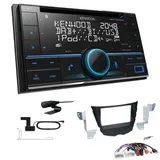 Kenwood 2-DIN CD-Receiver Autoradio Bluetooth DAB+ für Hyundai Veloster ab 2011