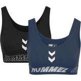 hummel 214727-7121_2X-XS Shirt/Top T-Shirt Elastan, Polyamid