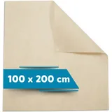 flex it Matratzenschoner Anti Rutsch 100 x 200 cm beige