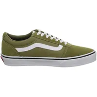 Vans Filmore Decon Herren Sneaker, Suede Canvas Olive White, 45 EU