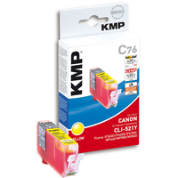 KMP kompatibel zu Canon CLI-521Y gelb