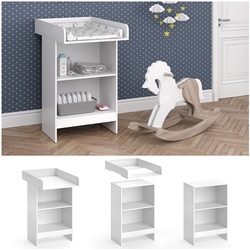 Vicco Wickeltisch Leo weiß Baby Wickelregal Babymöbel Kommode Wickelkommode