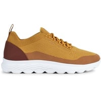 GEOX Herren Spherica U Sneakers, Beige Ocher, 43 EU Schmal