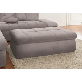 DOMO collection Hocker NMoric mit Stauraumfach 136 x 43 x 64 cm Grau