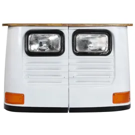 vidaXL LKW-Sideboard Mangoholz Massiv Weiß