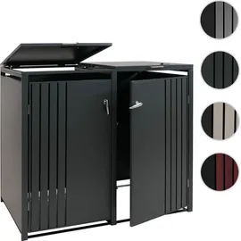 MCW Mülltonnenverkleidung MCW-O67 132 x 84 x 122 cm anthrazit