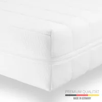 7-Zonen Ergonomische Matratze - Matratze 120x200 aus Kaltschaum, 7 Liegezonen, Matratze H2 H3, Kaltschaummatratze 120x200 für jede Schlafposition - Weiß