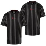 Karl Kani Small Signature Essential 2 Pack pinstripe T-Shirt in Schwarz, Größe XS