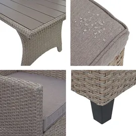 Mendler HWC-E95 Lounge-Set grau
