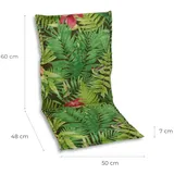 GO-DE Mittellehner-Auflage 108 cm x 50 cm x 7 cm, grün
