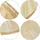 Erst-Holz Runder Tisch 103 x 74,5 x 103 cm beige